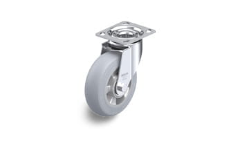 ALES swivel casters with plate